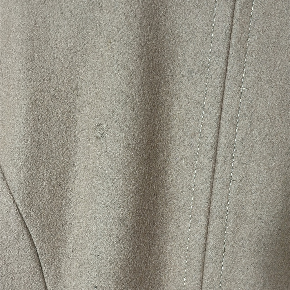 Kenneth Cole peacoat wool double breasted tan camel coat - Picture 5 of 6